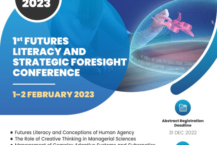 Konferencja -   FLSF 2023 - 1st Futures Literacy and Strategic Foresight Conference